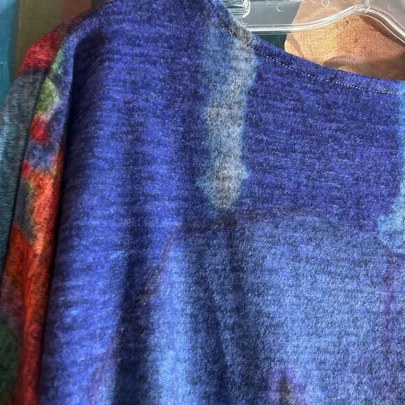 Claire Desjardins Colorful Abstract Varsity Jacket Size S - Picture 12 of 15